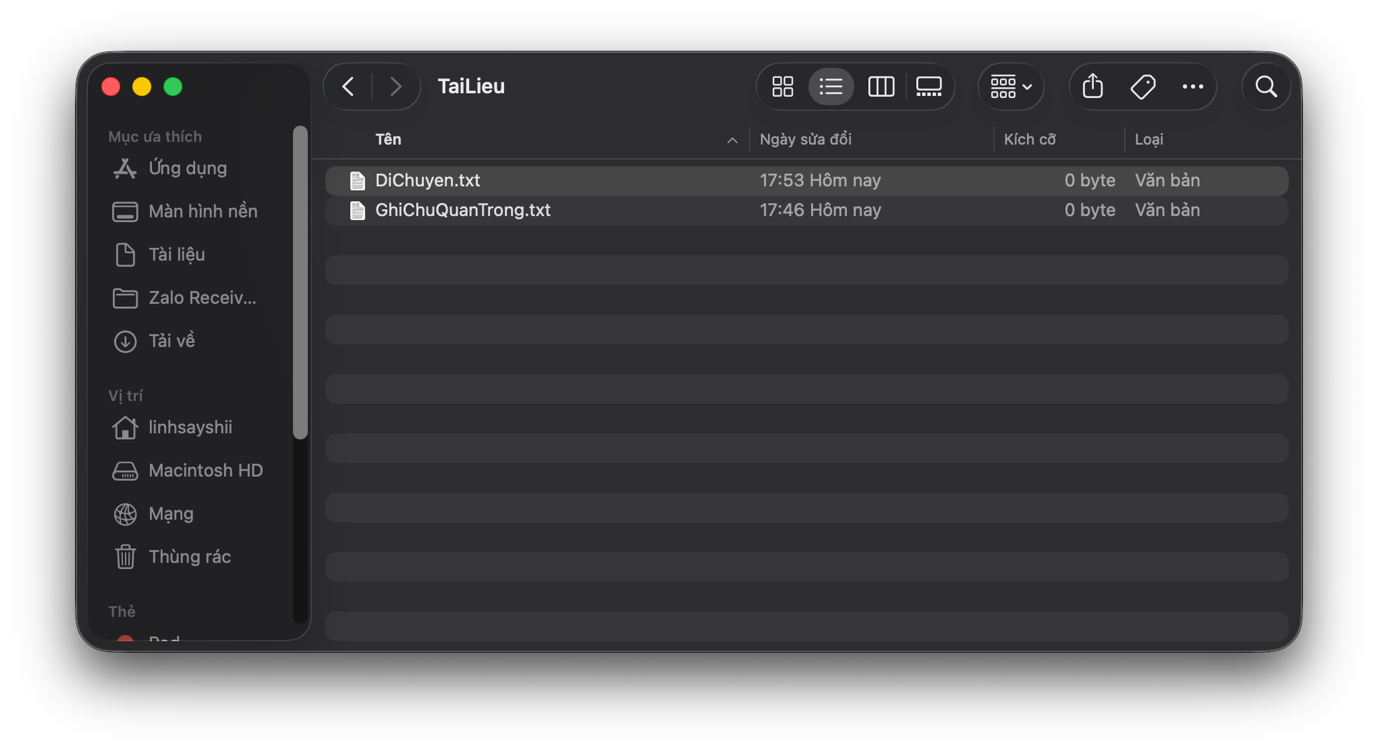 Khôi phục file từ thùng rác