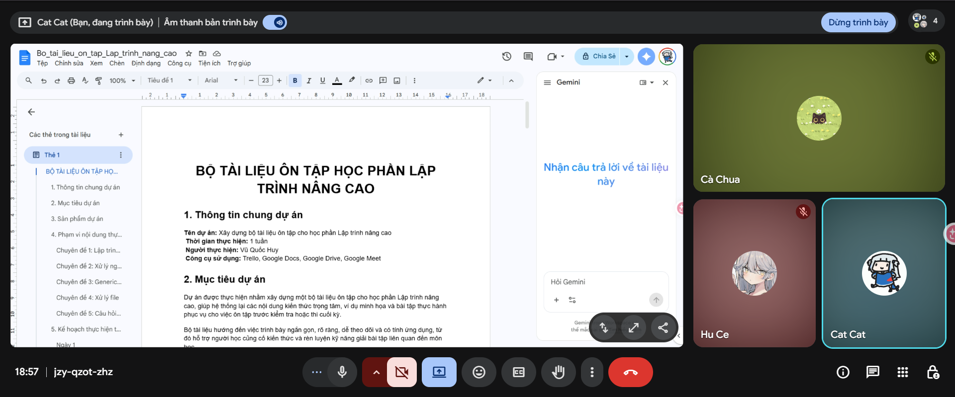 Khung sườn Google Docs