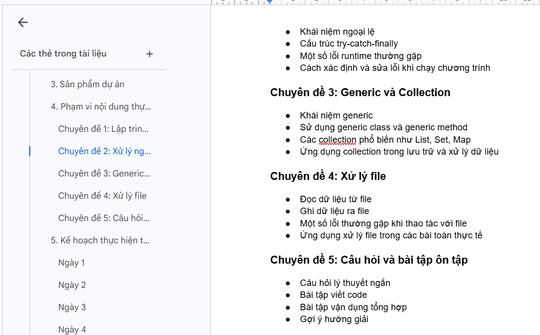 Soạn thảo trên Google Docs