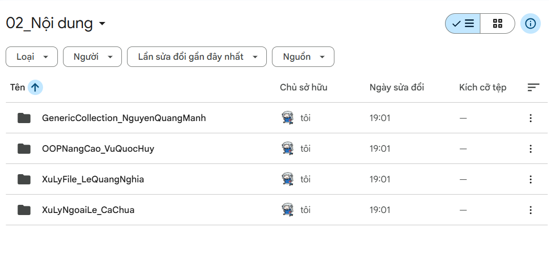 Comments trên Docs